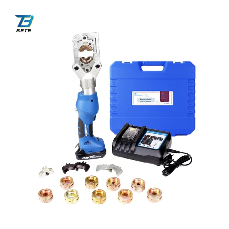 Battery Powered Hydraulic Fittings Crimping Tool Copper Aluminum Cable Lug Crimper
Battery Powered Hydraulic Fittings Crimping Tool Copper Aluminum Cable Lug Crimper