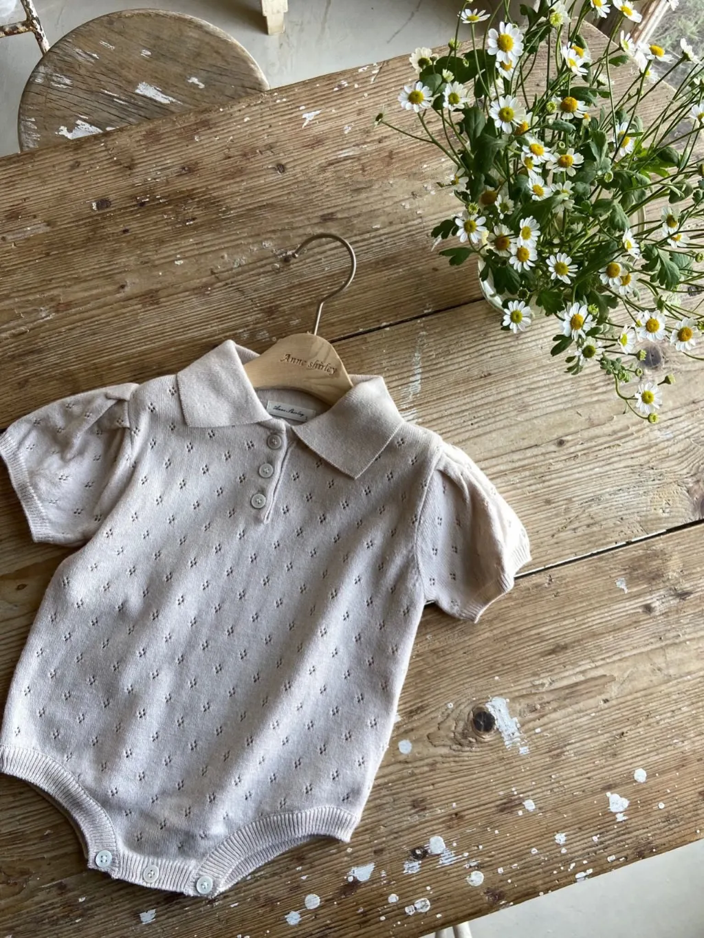 2025 Summer New Baby Short Sleeve Bodysuit Infant Boy Girl Knitted Hollow Out Lapel Jumpsuit Newborn Cotton Casual Clothes 0-3T
2025 Summer New Baby Short Sleeve Bodysuit Infant Boy Girl Knitted Hollow Out Lapel Jumpsuit Newborn Cotton Casual Clothes 0-3T