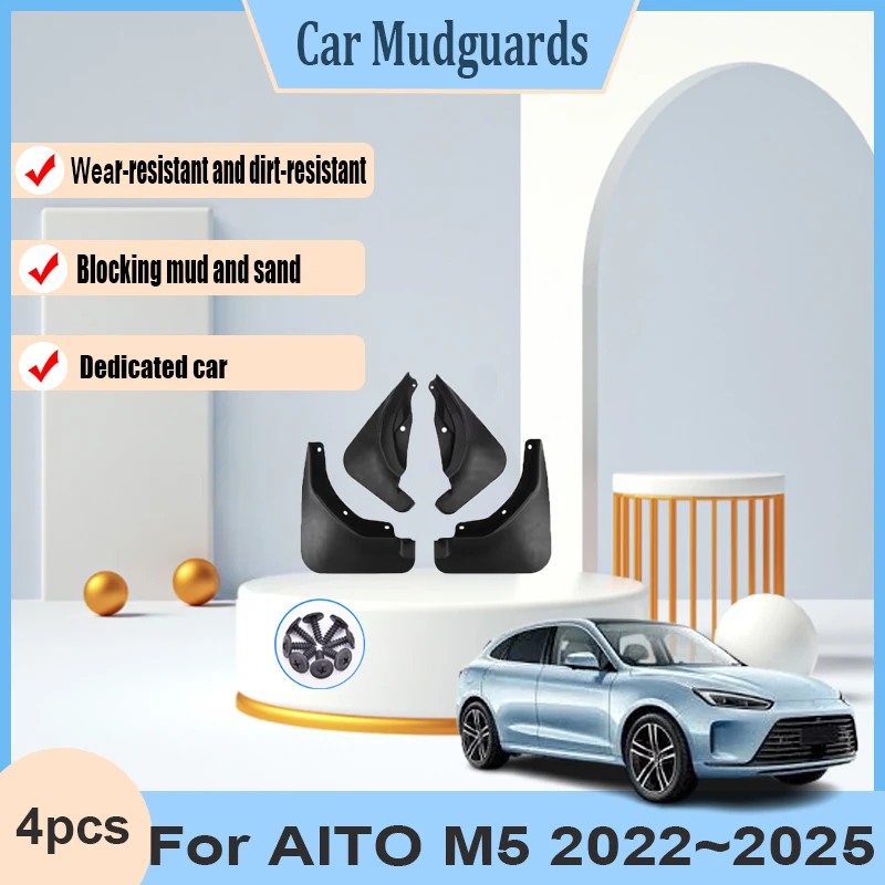 Car Muds Flap For Seres M5 Accessories Seres 5 AITO M5 2022 2023 2024 2025 Splash-proof Guard Flap Mudguards Fender Styling Part
Car Muds Flap For Seres M5 Accessories Seres 5 AITO M5 2022 2023 2024 2025 Splash-proof Guard Flap Mudguards Fender Styling Part