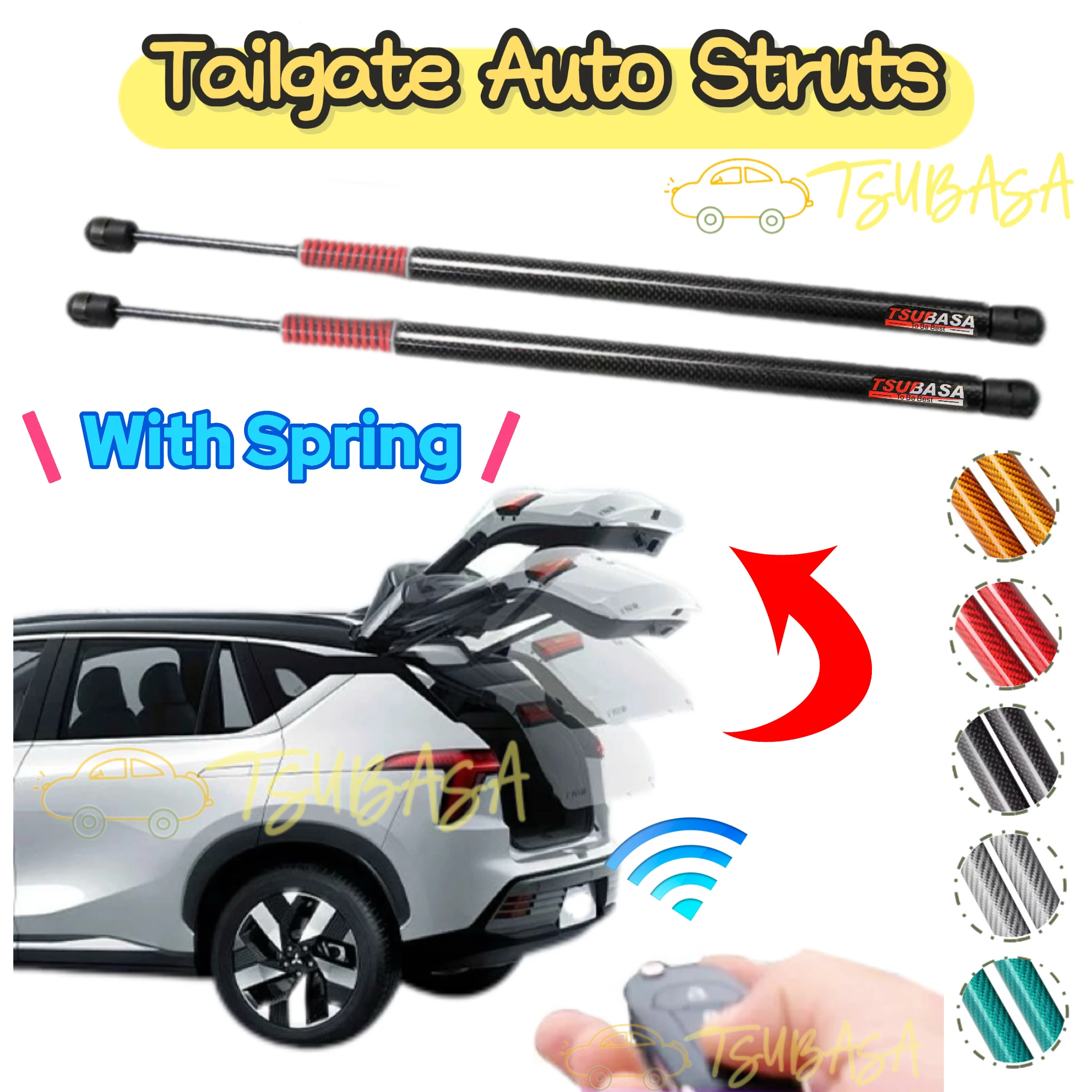Auto Struts With Springs For MG ZS II 2025 2026 SUV Rear Tailgate Trunk Boot Automatic Pop Out Lift Supports Shocks Damper Rod
Auto Struts With Springs For MG ZS II 2025 2026 SUV Rear Tailgate Trunk Boot Automatic Pop Out Lift Supports Shocks Damper Rod