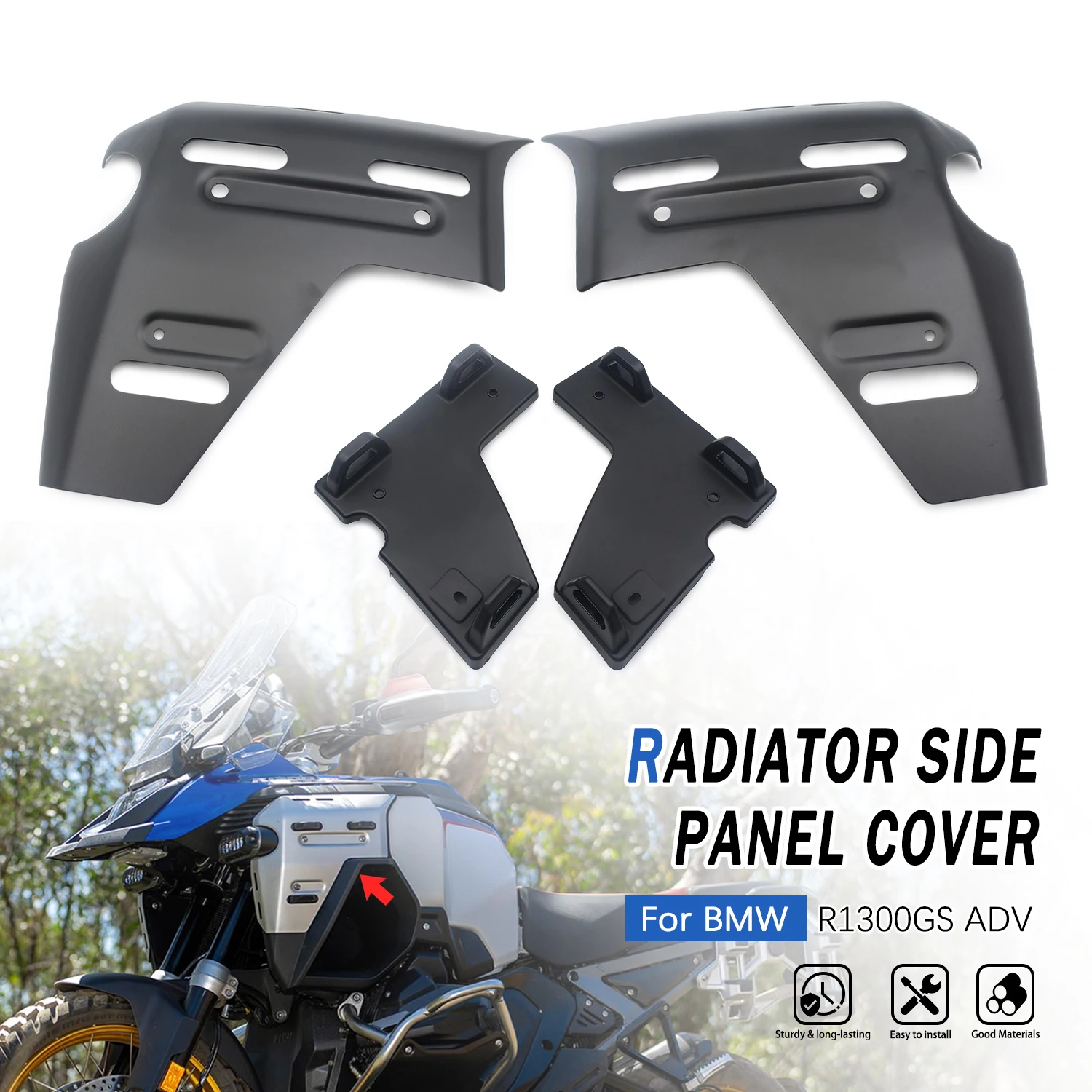 For BMW R 1300 GS ADV R1300GS Adventure 2024 2025 2026 Left Right Radiator Cover Fairings Side Panel Water Tank Guards Frame
For BMW R 1300 GS ADV R1300GS Adventure 2024 2025 2026 Left Right Radiator Cover Fairings Side Panel Water Tank Guards Frame