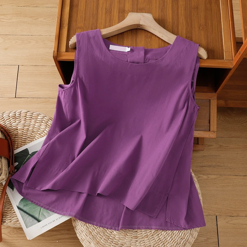Summer Cotton And Linen Camisole Vest Women Tank Top Casual Loose Solid Color Button Sleeveless Top Female Camis Clothing
Summer Cotton And Linen Camisole Vest Women Tank Top Casual Loose Solid Color Button Sleeveless Top Female Camis Clothing