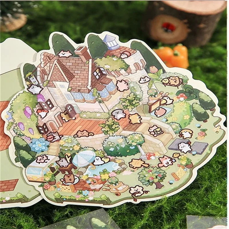 Kawaii 3D пейзажные наклейки миниатюрный парк развлечений для домашних животных визуальные стереоскопические наклейки детские подарки DIY альбом для вырезок ручной работы
Kawaii 3D пейзажные наклейки миниатюрный парк развлечений для домашних животных визуальные стереоскопические наклейки детские подарки DIY альбом для вырезок ручной работы