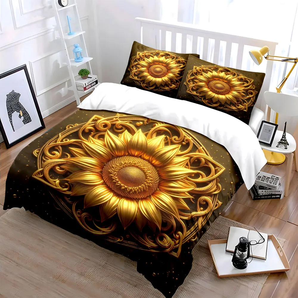 Golden Sunflower Wall Decor Set Multiple sizes kid's and adults' bedroom Exquisite 3PC bedding set, gift
Golden Sunflower Wall Decor Set Multiple sizes kid's and adults' bedroom Exquisite 3PC bedding set, gift