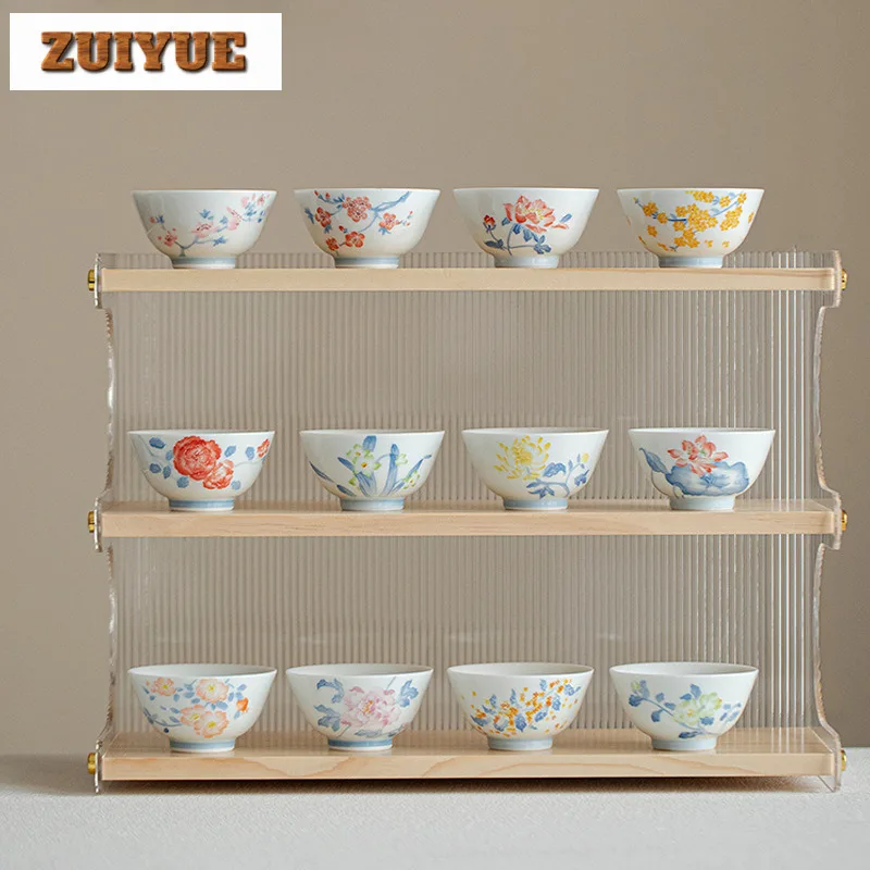 80ml Hand Drawn Twelve Flower God Teacup Handmade Tea Bowl Jug Tea-tasting Smelling Cup Jianzhan Master Cups Household Cha Craft
80ml Hand Drawn Twelve Flower God Teacup Handmade Tea Bowl Jug Tea-tasting Smelling Cup Jianzhan Master Cups Household Cha Craft