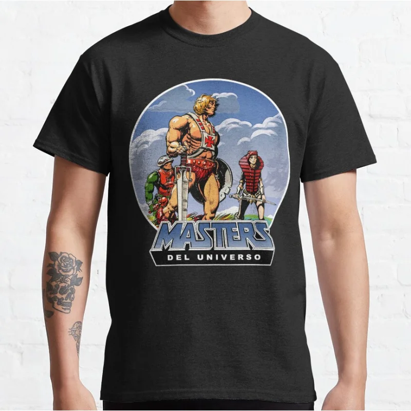 In The Fields Vintage 80s cartoon Retro hero He-Man and the Masters of the Universe graphic t shirts Large size tops Adult S-6XL
In The Fields Vintage 80s cartoon Retro hero He-Man and the Masters of the Universe graphic t shirts Large size tops Adult S-6XL