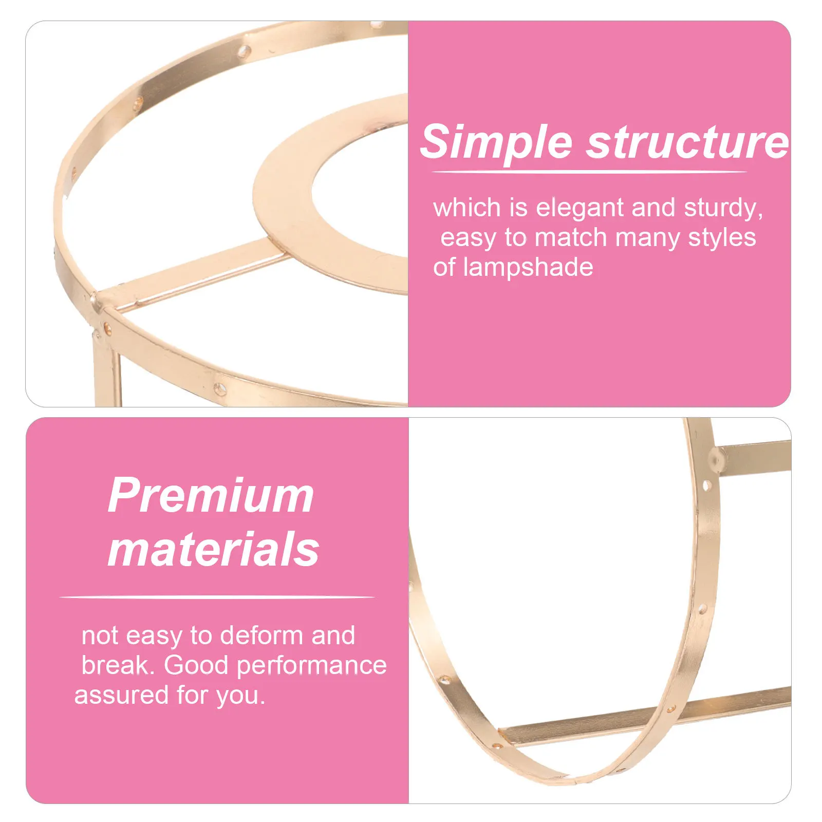 Металлический каркас абажура Износостойкий DIY Защита абажура для настольного абажура Поставка DIY Рамка абажура для светильника Защита клетки
Металлический каркас абажура Износостойкий DIY Защита абажура для настольного абажура Поставка DIY Рамка абажура для светильника Защита клетки