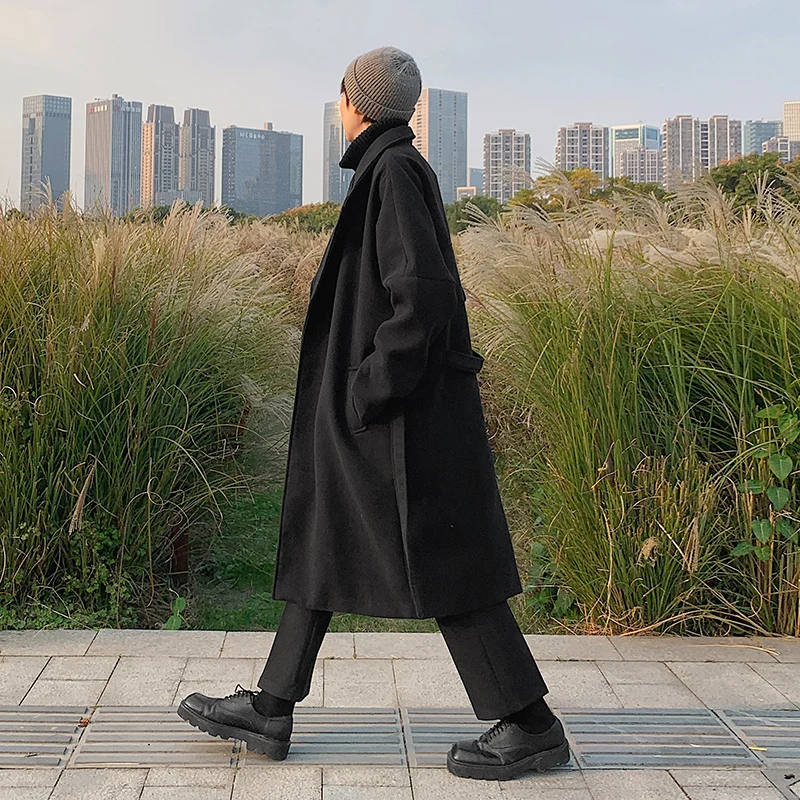 Wool Blend Coats Belt Oversized Mans Houndstooth British Checked Coffee Brown Vintage Trench Single-Button Minimalist Mid-Aged
Wool Blend Coats Belt Oversized Mans Houndstooth British Checked Coffee Brown Vintage Trench Single-Button Minimalist Mid-Aged