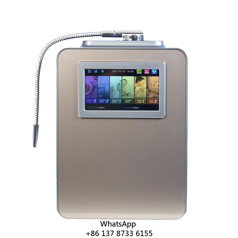 High PH Value Kangen Alkaline Hydrogen Water Ionizer Purifier Machine Produce Alkaline Water And Acidic Water
High PH Value Kangen Alkaline Hydrogen Water Ionizer Purifier Machine Produce Alkaline Water And Acidic Water