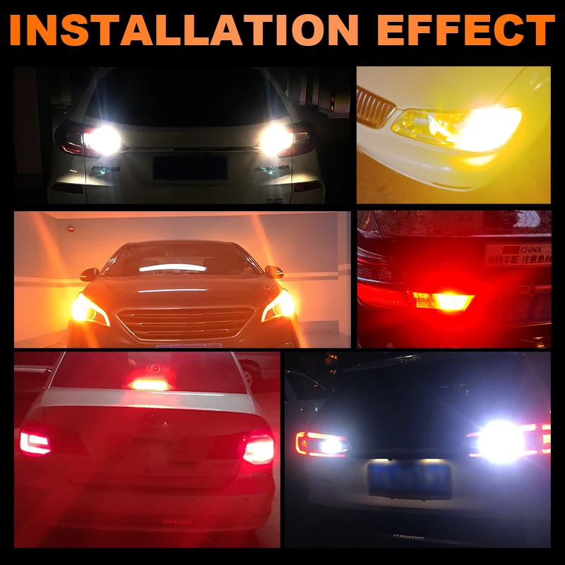 YiRui 2pcs 12-24V turn signal BA15S P21W BAU15S PY21W 7440 W21W P21/5W 1157 BAY15D reverse light
YiRui 2pcs 12-24V turn signal BA15S P21W BAU15S PY21W 7440 W21W P21/5W 1157 BAY15D reverse light