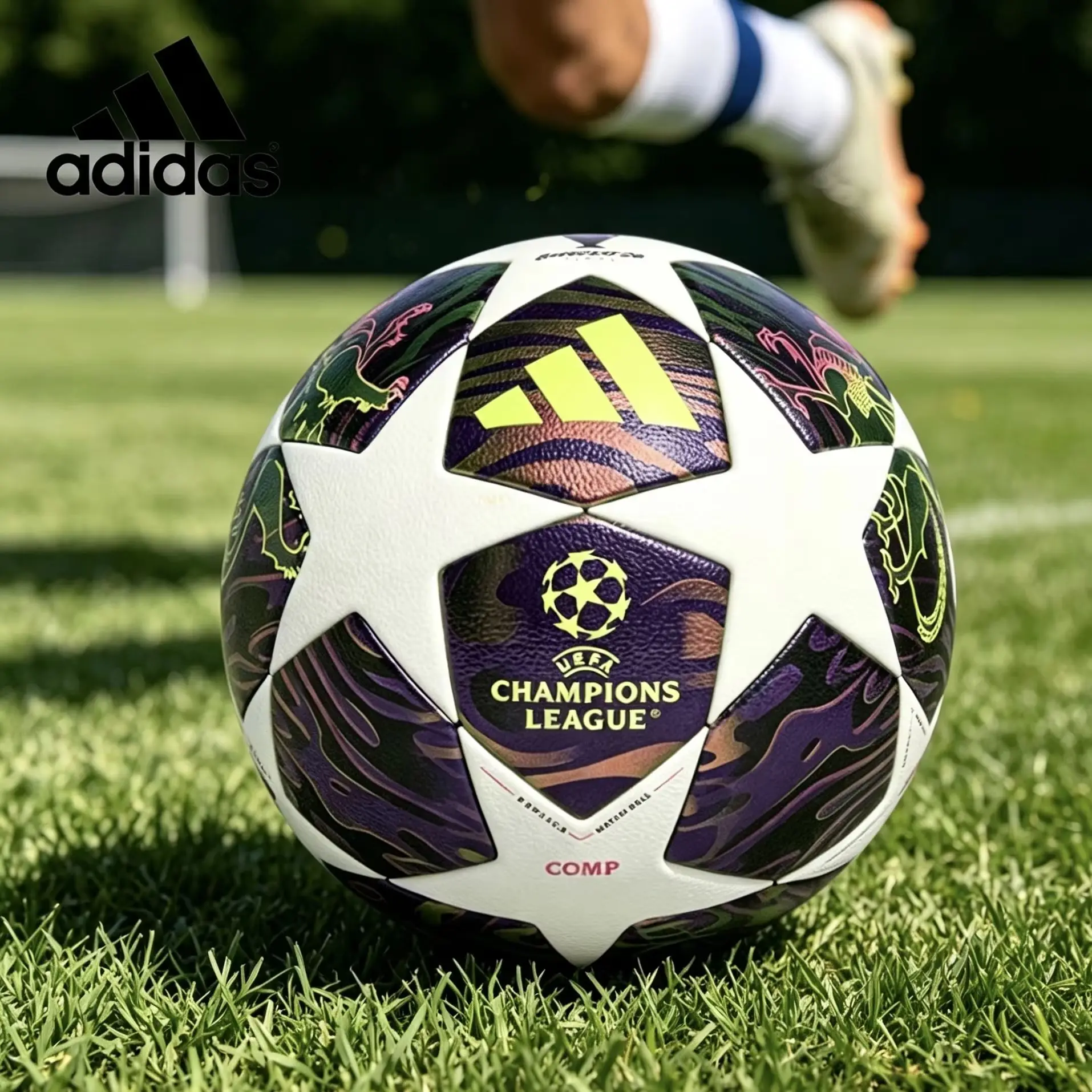 Adidas sports training practical and durable match ball for both men and women, machine sewn anti slip football JX9096
Adidas sports training practical and durable match ball for both men and women, machine sewn anti slip football JX9096