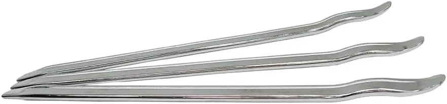 Набор из трех 20-дюймовых изогнутых шин — сверхпрочная стальная монтировка с цинковым покрытием для обслуживания шин автомобиля и мотоцикла
Набор из трех 20-дюймовых изогнутых шин — сверхпрочная стальная монтировка с цинковым покрытием для обслуживания шин автомобиля и мотоцикла