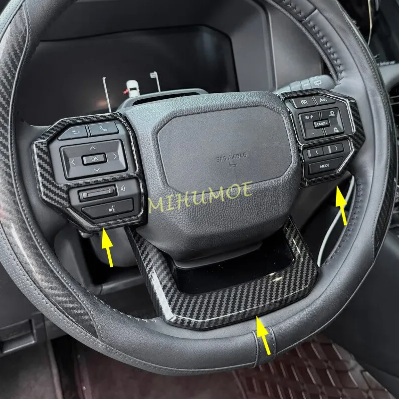 For 2024-2025 Land Cruiser Prado J250 LC250 Carbon Fiber Steering Wheel Switch Button Cover Decoration
For 2024-2025 Land Cruiser Prado J250 LC250 Carbon Fiber Steering Wheel Switch Button Cover Decoration