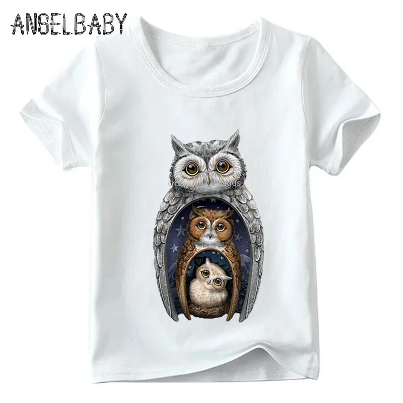 Children Russian Dolls Owl Print Funny T shirt Boys and Girls Summer Casual Tops Kid Soft White T-shirt,ooo2202
Children Russian Dolls Owl Print Funny T shirt Boys and Girls Summer Casual Tops Kid Soft White T-shirt,ooo2202