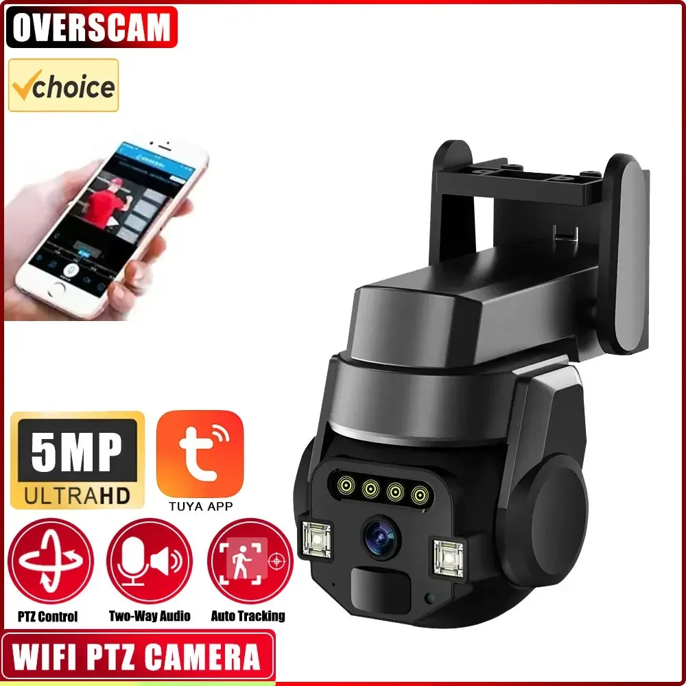 360 Wireless Outdoor 5MP WiFi Security Camera TUYA Smart Life Home PTZ Video Surveillance IP Camera CCTV Auto Tracking Audio Cam
360 Wireless Outdoor 5MP WiFi Security Camera TUYA Smart Life Home PTZ Video Surveillance IP Camera CCTV Auto Tracking Audio Cam