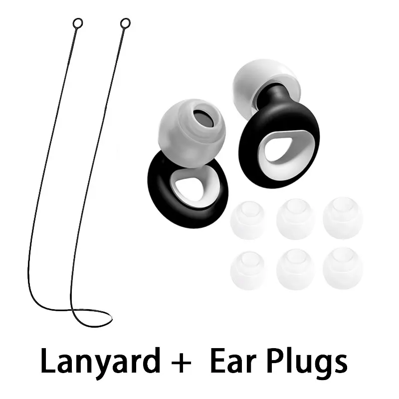 Waterproof Silicone Ear Plugs Reusable High Fidelity Noise Reduction Comfortable Sound Filter Earbuds with Lanyard for Sleep
Waterproof Silicone Ear Plugs Reusable High Fidelity Noise Reduction Comfortable Sound Filter Earbuds with Lanyard for Sleep