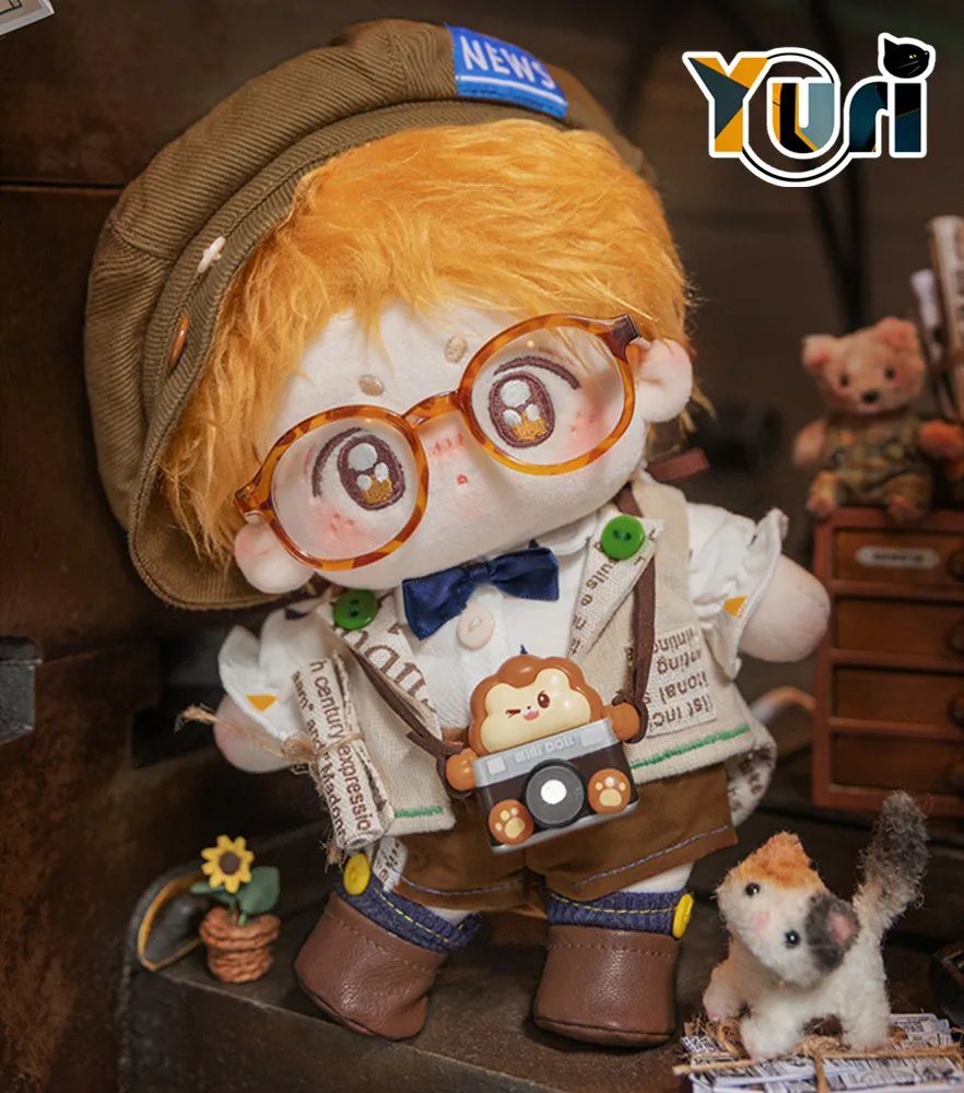 Original Potato Reporter Hans 20cm Mini Doll Toy Dress Up Retro Clothes Clothing Costume Cosplay Cute Gift C
Original Potato Reporter Hans 20cm Mini Doll Toy Dress Up Retro Clothes Clothing Costume Cosplay Cute Gift C