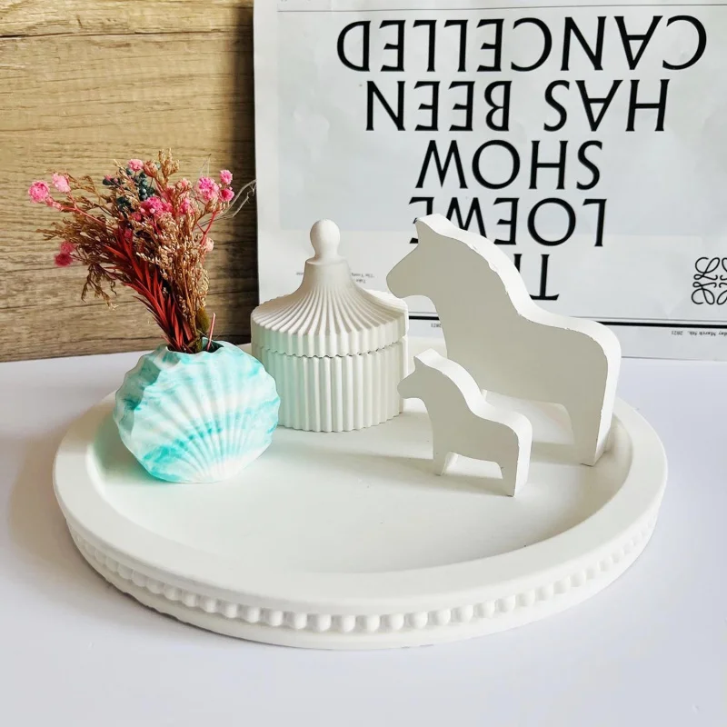 Small Beads Decorative Tray Silicone Mold Large Plate Gypsum Mold Cement Epoxy Mold
Small Beads Decorative Tray Silicone Mold Large Plate Gypsum Mold Cement Epoxy Mold