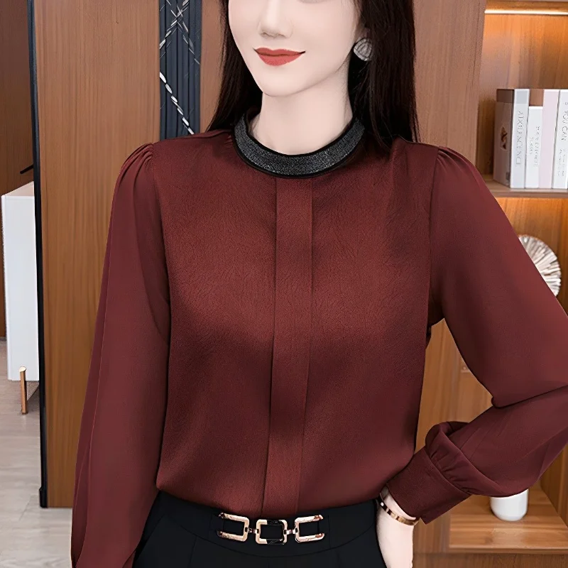 High-end Shirt Women's Top 2025 New High-end Style Fashionable Slimming Layered T-shirt
High-end Shirt Women's Top 2025 New High-end Style Fashionable Slimming Layered T-shirt