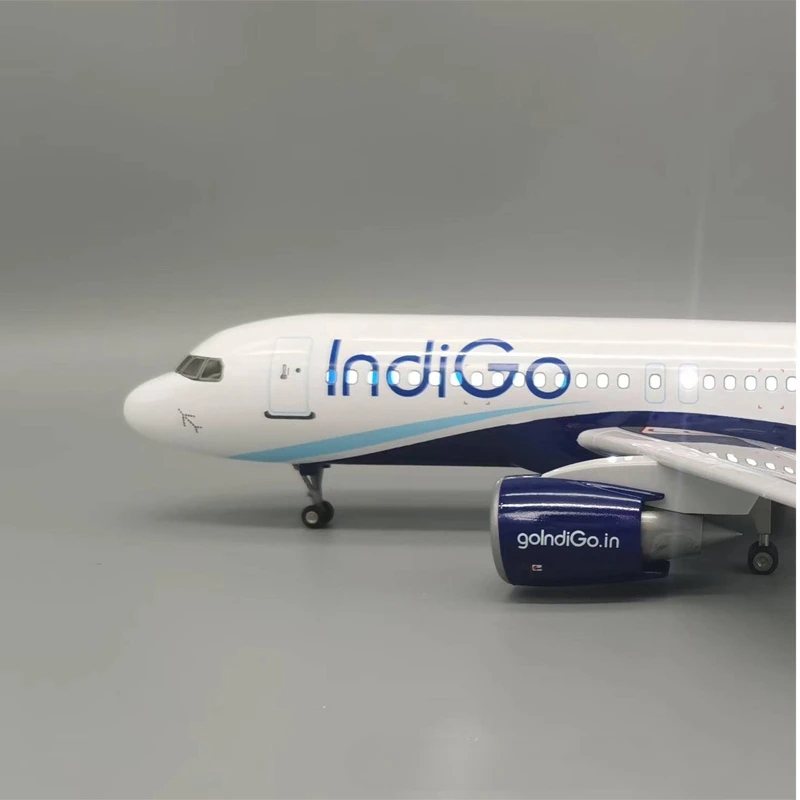 :80 Scale Model IndiGo Airlines 320neo Air India Aircraft With LED Wheels Collection Display Decoration Gifts Fans Toys
:80 Scale Model IndiGo Airlines 320neo Air India Aircraft With LED Wheels Collection Display Decoration Gifts Fans Toys