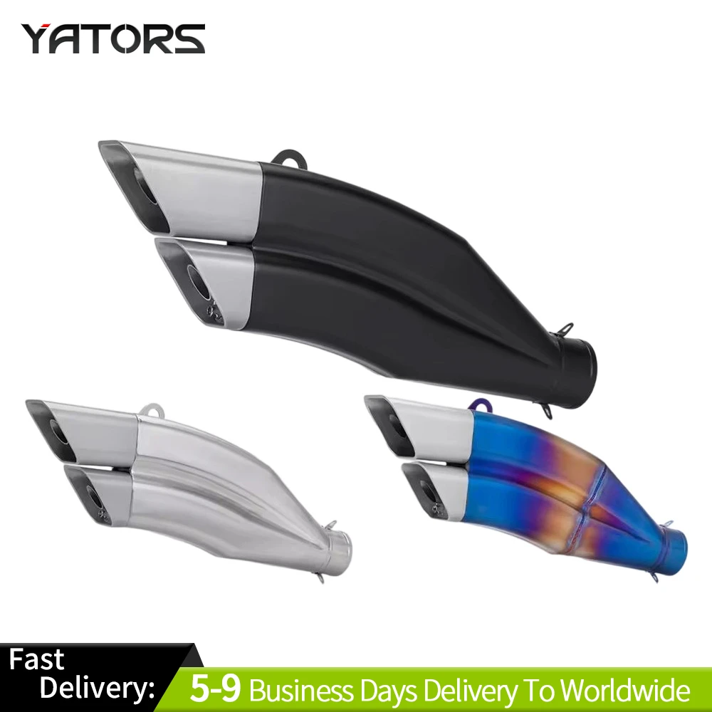 Подходит для выхлопных и выхлопных систем мотоцикла MT09 MT07 R3 — K11 51 мм, универсальная хвостовая секция с двойным отверстием из нержавеющей стали
Подходит для выхлопных и выхлопных систем мотоцикла MT09 MT07 R3 — K11 51 мм, универсальная хвостовая секция с двойным отверстием из нержавеющей стали