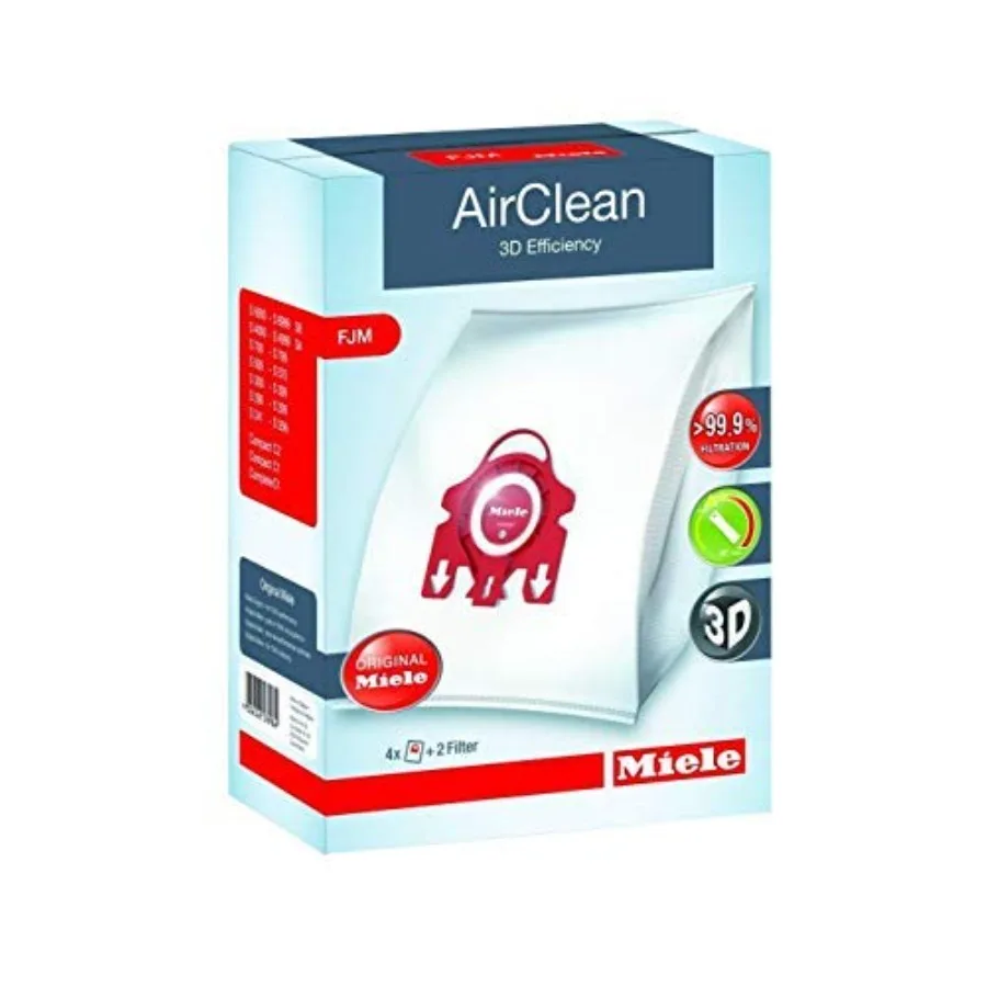 Оригинальные пылесборники AirClean для пылесосов, тип FJM, упаковка из 8 штук
Оригинальные пылесборники AirClean для пылесосов, тип FJM, упаковка из 8 штук