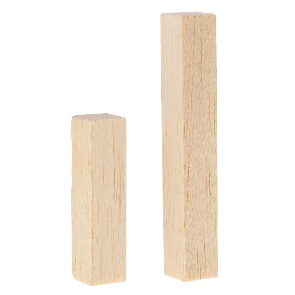 2x10 Pieces Square Balsa Wood Stick Block Unfinished Woodcraft Dowel Rod 80mm
2x10 Pieces Square Balsa Wood Stick Block Unfinished Woodcraft Dowel Rod 80mm