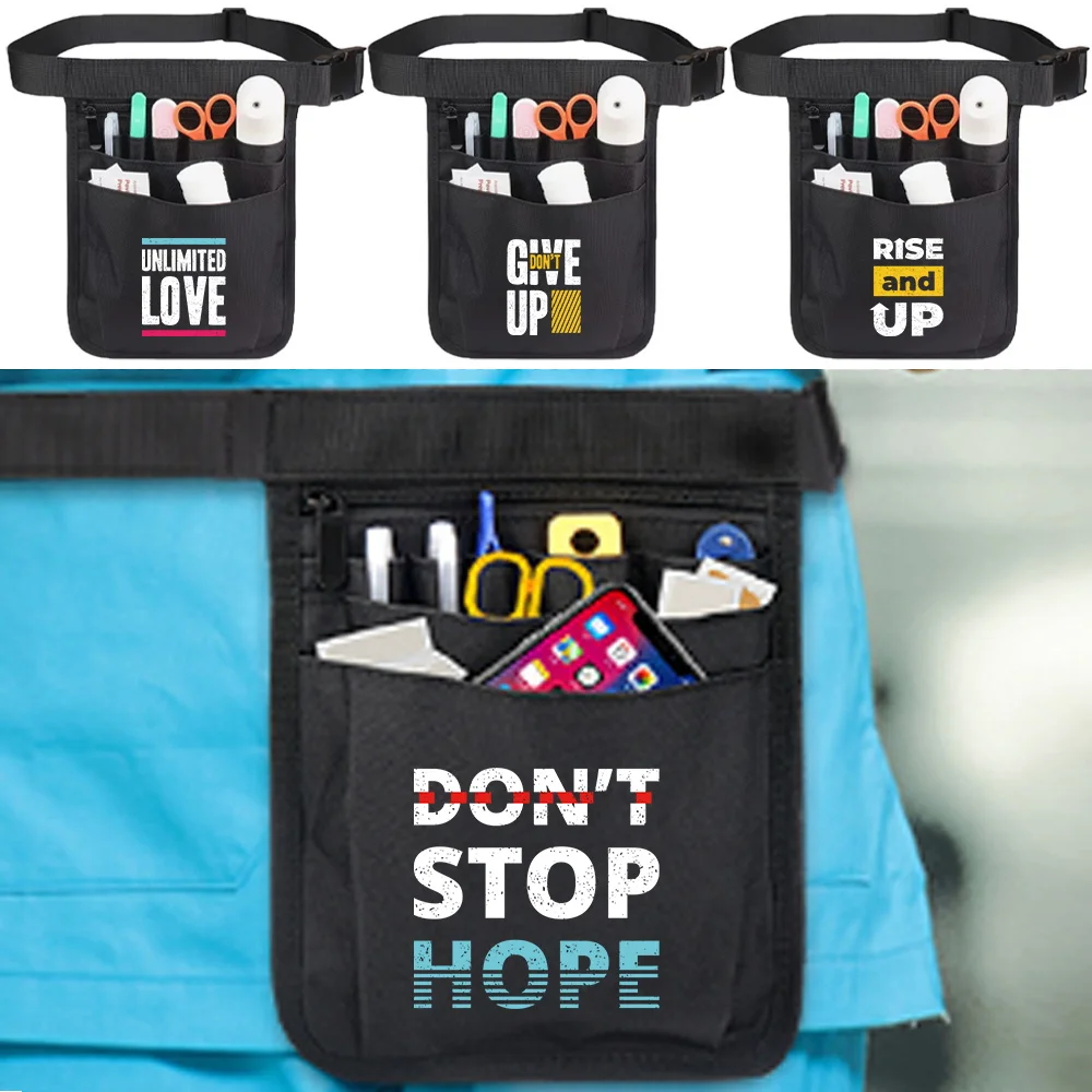 Nurse Waist Bag with Adjustable Waist Strap Phrase Pattern Printing Series Multifunctional Waist Pouch Organizer Pouch Portable
Nurse Waist Bag with Adjustable Waist Strap Phrase Pattern Printing Series Multifunctional Waist Pouch Organizer Pouch Portable