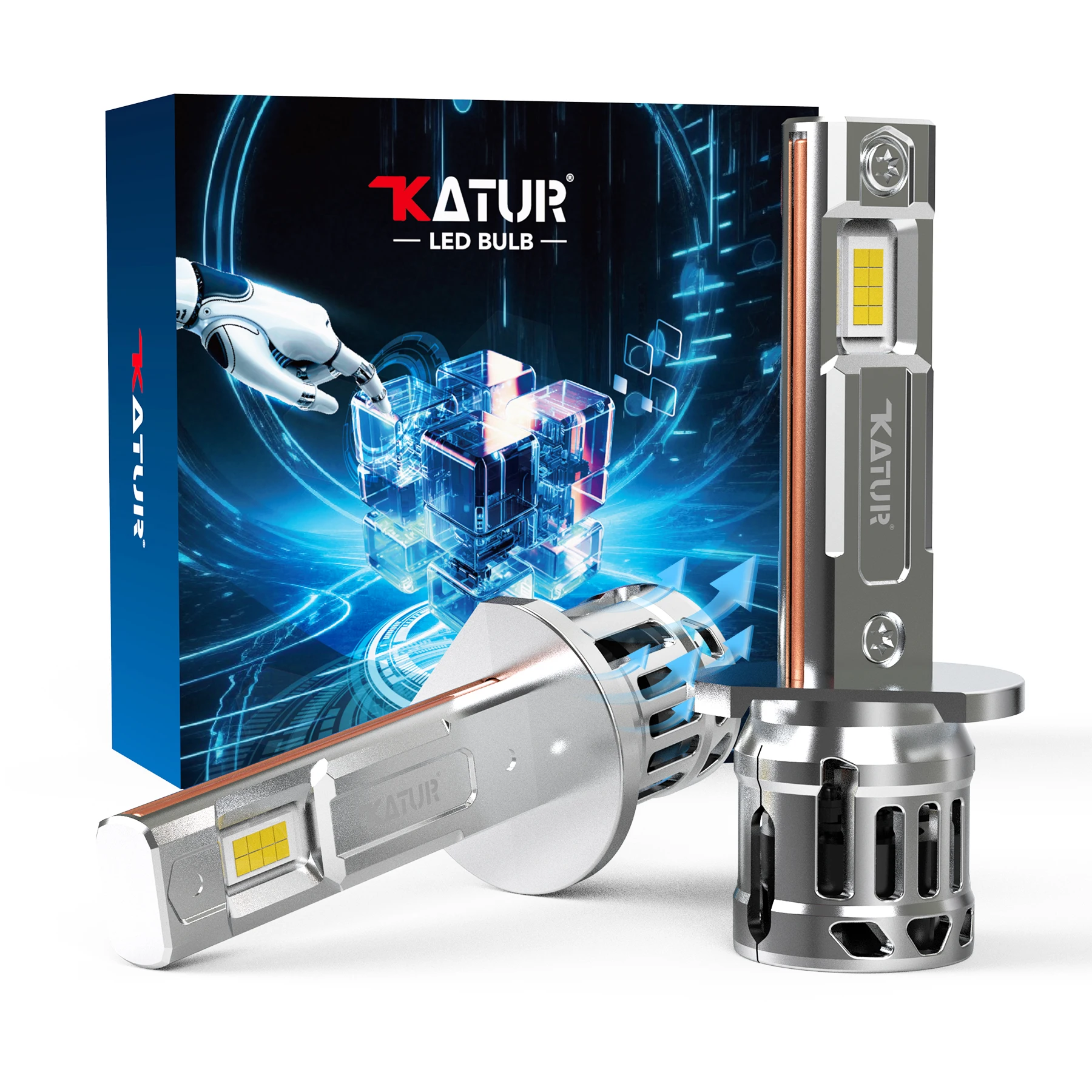 Katur 2pcs H1 Car Led Headlight with Fan High Power 6000K White DRL Plug and Play For BMW E30 E34 E70 1994 E30 E36 E34 E70 E53
Katur 2pcs H1 Car Led Headlight with Fan High Power 6000K White DRL Plug and Play For BMW E30 E34 E70 1994 E30 E36 E34 E70 E53