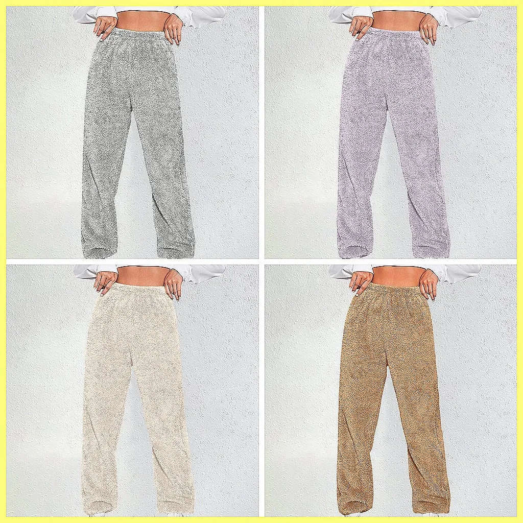 Women's Fleece Jogger Pants Elastic Waist Cuffed Ankle Solid Color Casual Sports Plus Size
Women's Fleece Jogger Pants Elastic Waist Cuffed Ankle Solid Color Casual Sports Plus Size