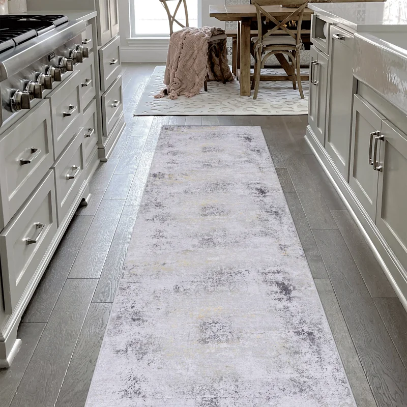 LOOM & LUXE 2'6''x10' Runner, Washable Rug, Low-Pile, Non-Slip, Non-Shedding, Foldable, Kid & Pet Friendly - Area Rugs for livin
LOOM & LUXE 2'6''x10' Runner, Washable Rug, Low-Pile, Non-Slip, Non-Shedding, Foldable, Kid & Pet Friendly - Area Rugs for livin