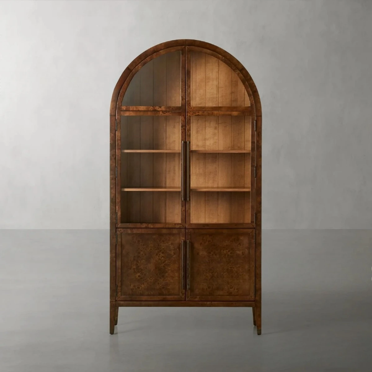 French solid wood arched bookcase American retro black wine cabinet Nordic medieval side cabinet Locker decorative cabinet
French solid wood arched bookcase American retro black wine cabinet Nordic medieval side cabinet Locker decorative cabinet