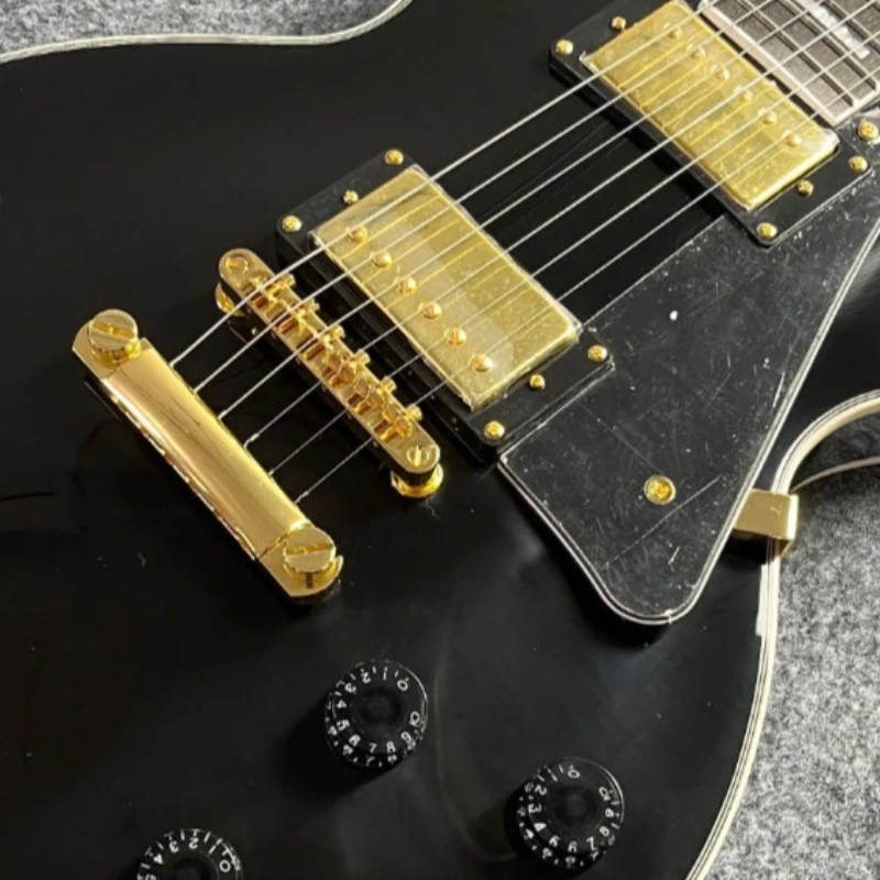 New Year Gift Black LPAUL Mahogany Body Ebony Fingerboard Electric Guitar HH Pickups Fixed Bridge Free Shipping Rock Guitar
New Year Gift Black LPAUL Mahogany Body Ebony Fingerboard Electric Guitar HH Pickups Fixed Bridge Free Shipping Rock Guitar