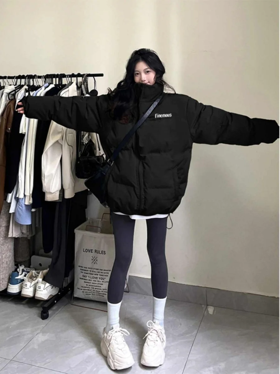 plus Size Street Sle Letter Print Collared Cotton Jaet Thi Warm Bread Sle Coat for plus Size Women Winter Outerwear
plus Size Street Sle Letter Print Collared Cotton Jaet Thi Warm Bread Sle Coat for plus Size Women Winter Outerwear