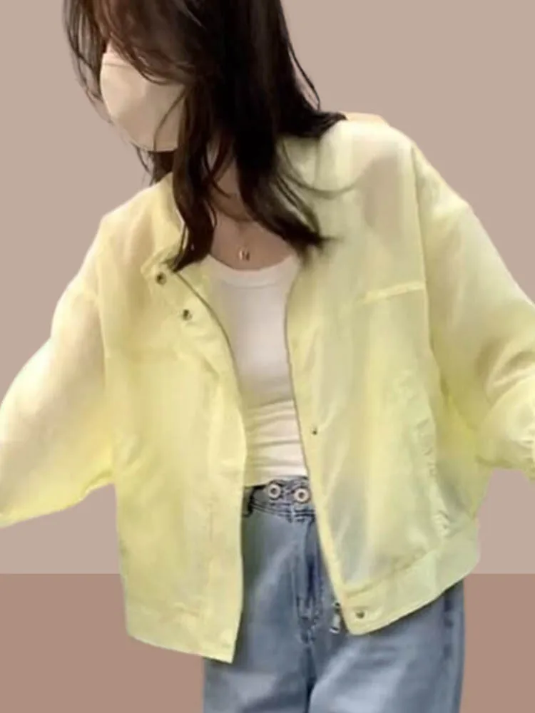 Summer 2026 Ice Silk Ladies Outdoor Thin Sun Protection Clothes Fashionable Outerwear Short Coat for Small Figures
Summer 2026 Ice Silk Ladies Outdoor Thin Sun Protection Clothes Fashionable Outerwear Short Coat for Small Figures