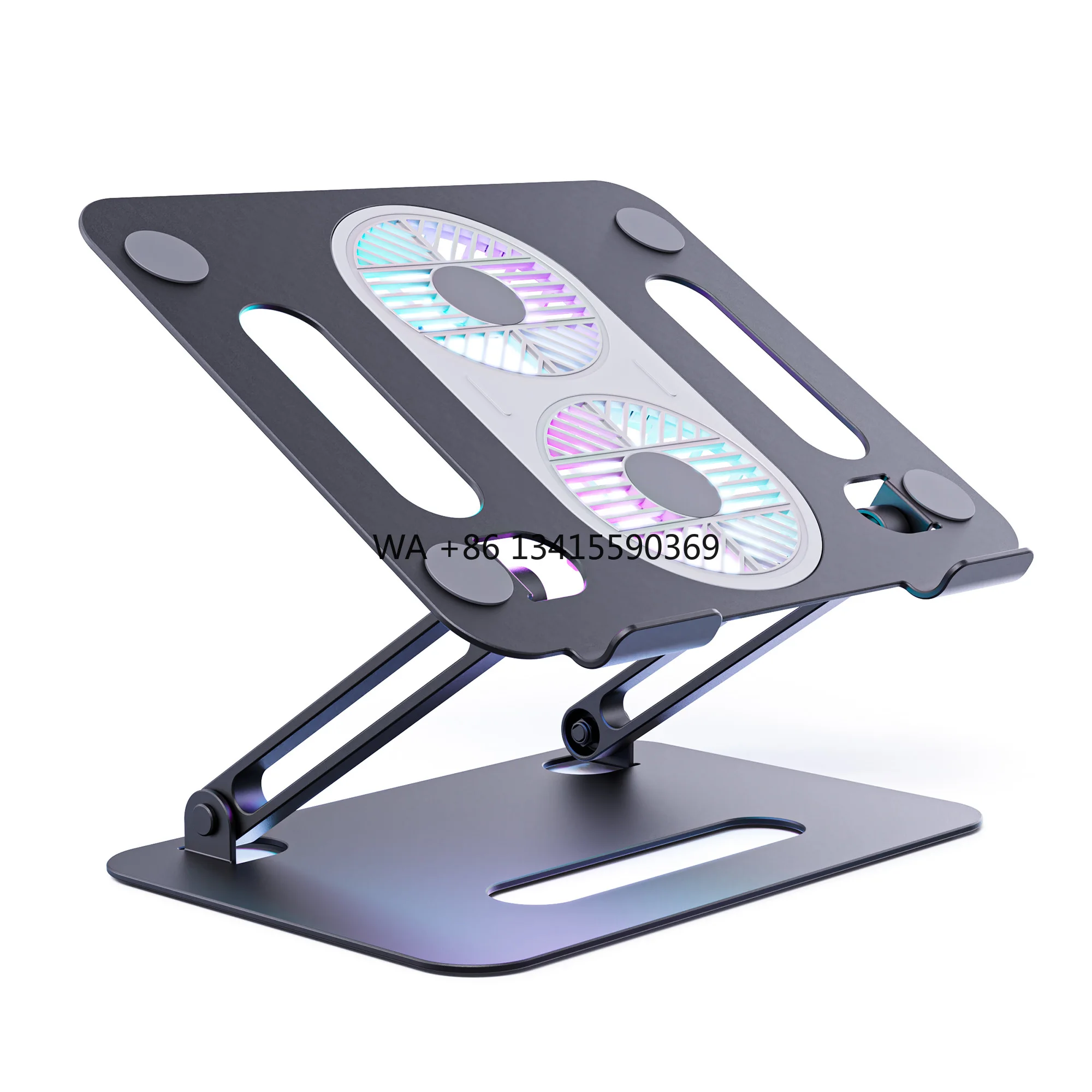 Metal Sturdy Desktop Stand Foldable Height Adjustable Cooling Stand for Laptop Notebook for Gaming or Living Streaming
Metal Sturdy Desktop Stand Foldable Height Adjustable Cooling Stand for Laptop Notebook for Gaming or Living Streaming