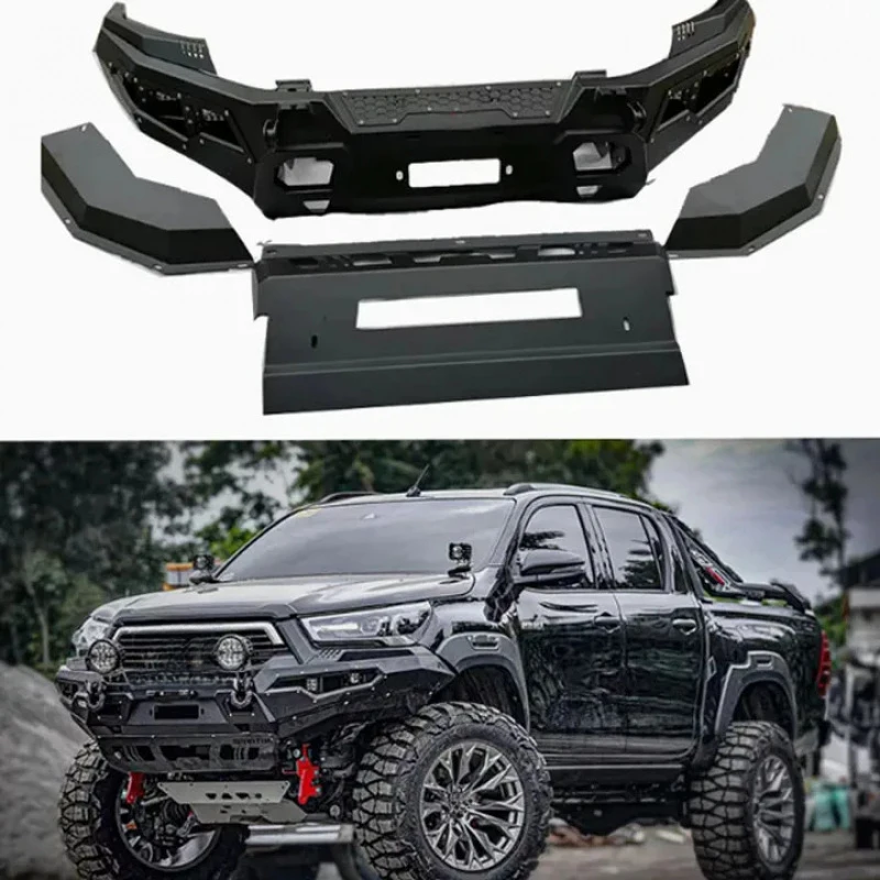 4X4 Steel Front Bumper Bull Bar Guard Custom Design Truck Exterior Accessories Fit Hilux REVO
4X4 Steel Front Bumper Bull Bar Guard Custom Design Truck Exterior Accessories Fit Hilux REVO