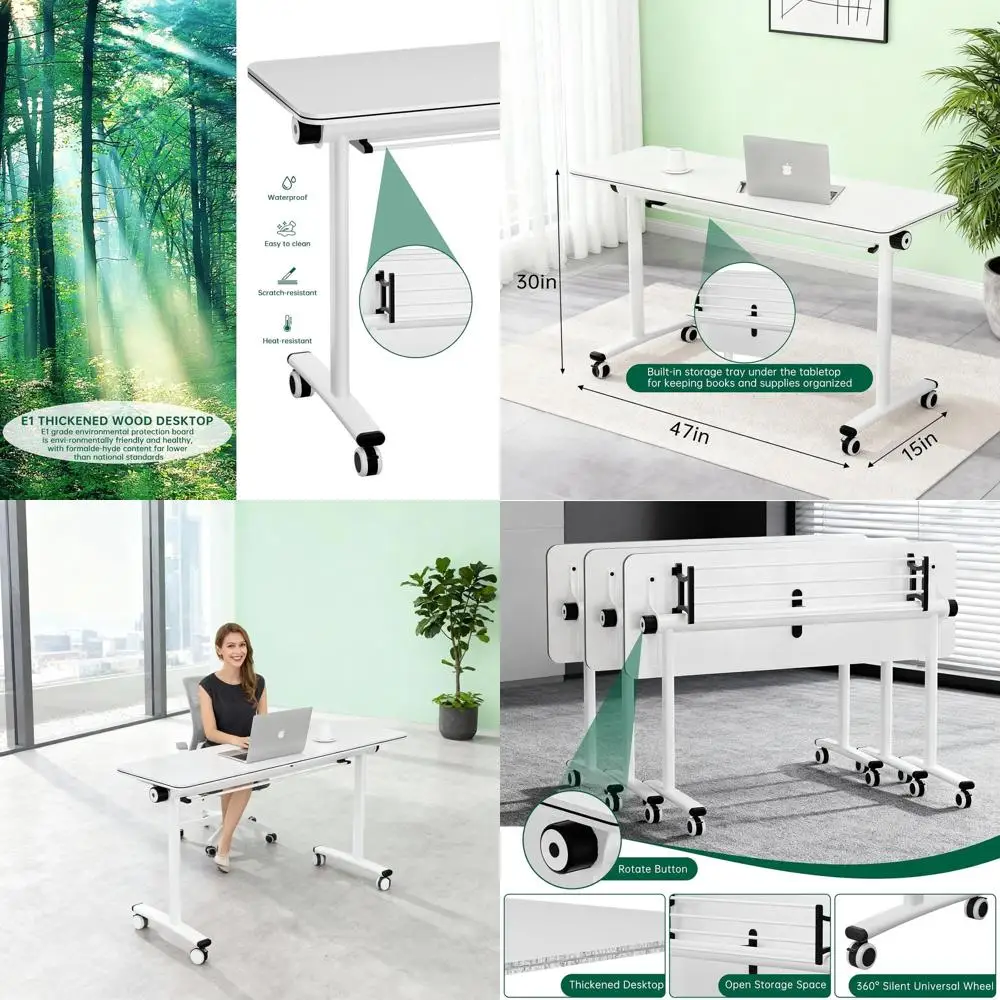 Комплект из 8 коммерческих мобильных столов с замками и местом для хранения для конференций, классов и офисов
Комплект из 8 коммерческих мобильных столов с замками и местом для хранения для конференций, классов и офисов