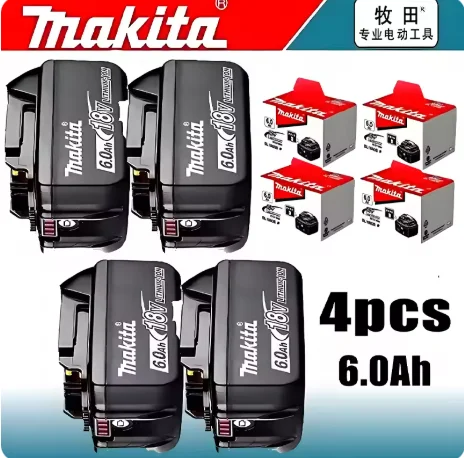 Makita 18v Battery With Charger Rechargeable Lithium Ion for BL1850 BL1880 BL1860B LXT400 Power Tool Makita 18 v Battery
Makita 18v Battery With Charger Rechargeable Lithium Ion for BL1850 BL1880 BL1860B LXT400 Power Tool Makita 18 v Battery