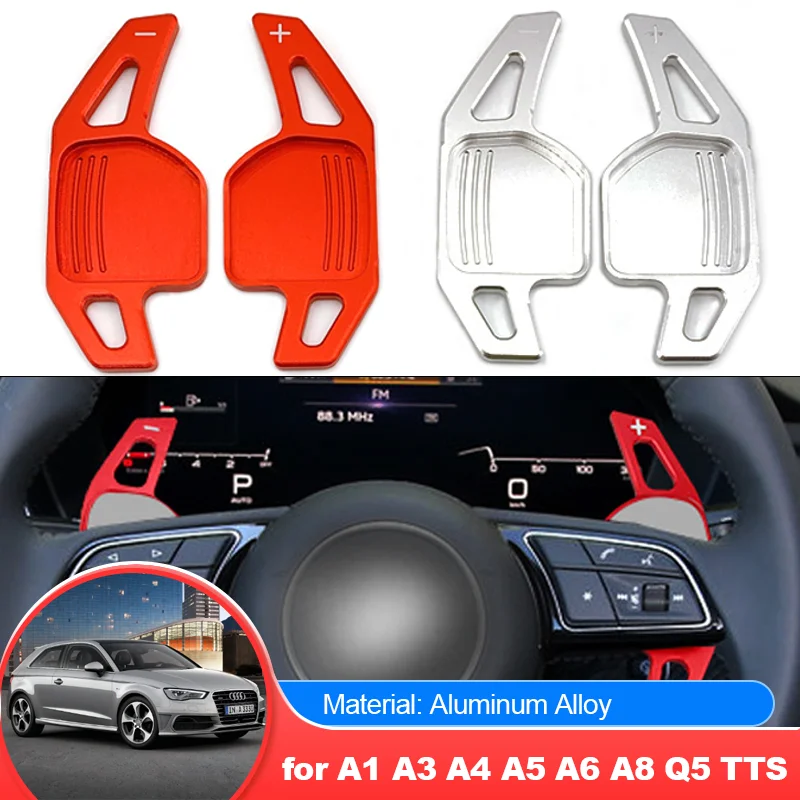 for Audi A1 A3 8P A4 B8 S3 A5 A6 S6 C6 Q5 A8 R8 TTS MK2 8J Avant 2x Car Steering Wheel Paddles Extension Shifters Accessories
for Audi A1 A3 8P A4 B8 S3 A5 A6 S6 C6 Q5 A8 R8 TTS MK2 8J Avant 2x Car Steering Wheel Paddles Extension Shifters Accessories