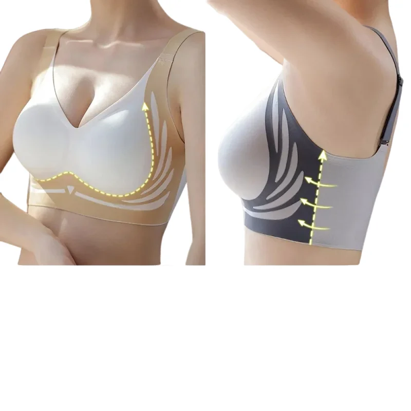 KUCLUTSeamlessLadies Underwear V-neck No Steel Ring Small Chest Gathered Adjustable Comfortable Thin Top Bra Breathable Gathered
KUCLUTSeamlessLadies Underwear V-neck No Steel Ring Small Chest Gathered Adjustable Comfortable Thin Top Bra Breathable Gathered