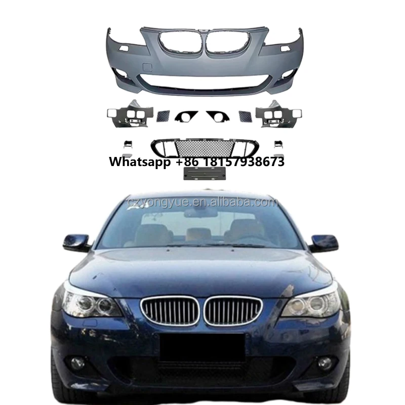 E60 Bumper Kit M Sport Msport Front Bumper M Tech Front Bumper for 5 Series E60 2004 2005 2006 2007 2008 2009 2010
E60 Bumper Kit M Sport Msport Front Bumper M Tech Front Bumper for 5 Series E60 2004 2005 2006 2007 2008 2009 2010