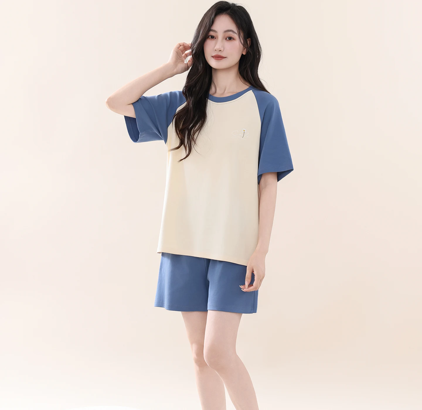Pyjamas Female Full Pure Cotton Fashion Women Short Sleeve Short Pants Pajamas 2 Piece/set Summer Pijamas Mujer Home Lounge Gift
Pyjamas Female Full Pure Cotton Fashion Women Short Sleeve Short Pants Pajamas 2 Piece/set Summer Pijamas Mujer Home Lounge Gift