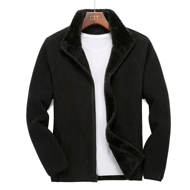 New Men's Fleece Jackets Winter Casual Thick Warm Coat Outdoor Travel Climbing Outwear Wear On Both Sides Jacket Windproof Male
New Men's Fleece Jackets Winter Casual Thick Warm Coat Outdoor Travel Climbing Outwear Wear On Both Sides Jacket Windproof Male