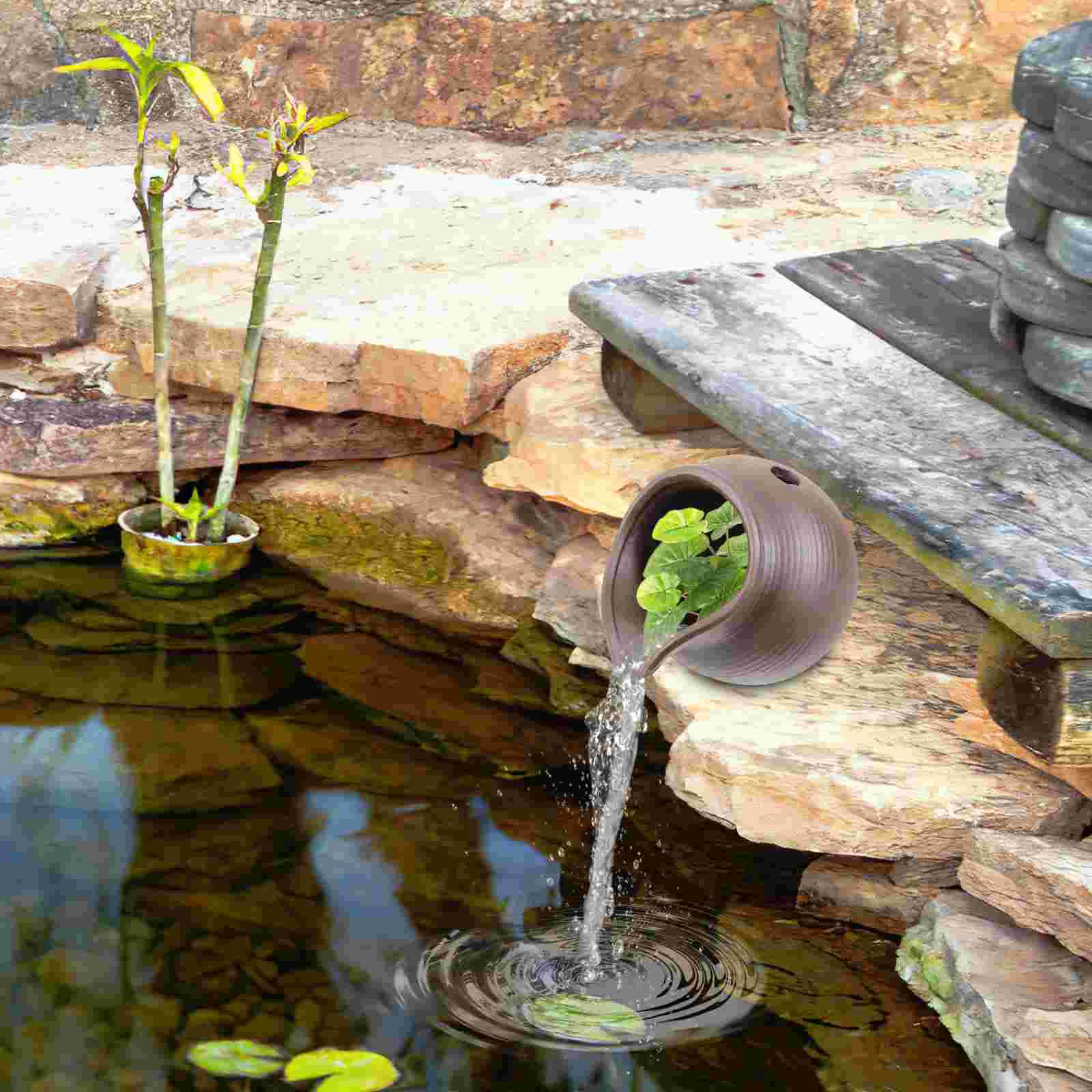 Fountain Jar Courtyard Fountain Decor Circulating Waterfall Jar for Home Decor ceramic waterfall jar landscape jar
Fountain Jar Courtyard Fountain Decor Circulating Waterfall Jar for Home Decor ceramic waterfall jar landscape jar