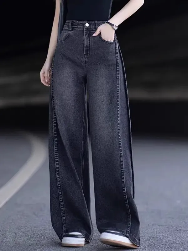 High Waist Fleece Lined Straight Leg Jeans Women's Winter 2025 New Loose Slimming Wide Leg Pants Vintage Knife Jeans
High Waist Fleece Lined Straight Leg Jeans Women's Winter 2025 New Loose Slimming Wide Leg Pants Vintage Knife Jeans