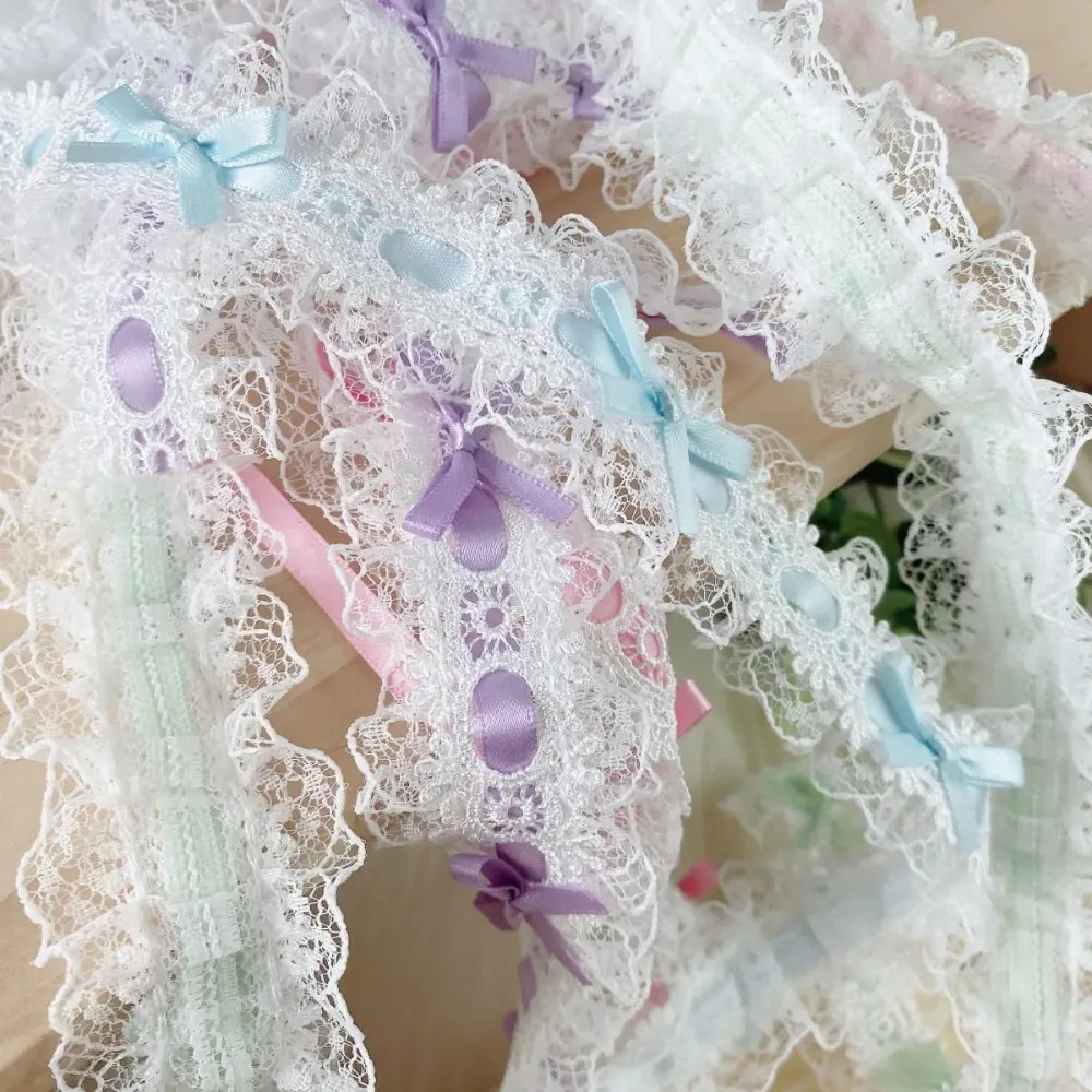 Delicate Diy Lace Trim Ribbons Handmade Fabric Crafts Dress Sewing Supplies Gift Wrapping Bow Decorative
Delicate Diy Lace Trim Ribbons Handmade Fabric Crafts Dress Sewing Supplies Gift Wrapping Bow Decorative