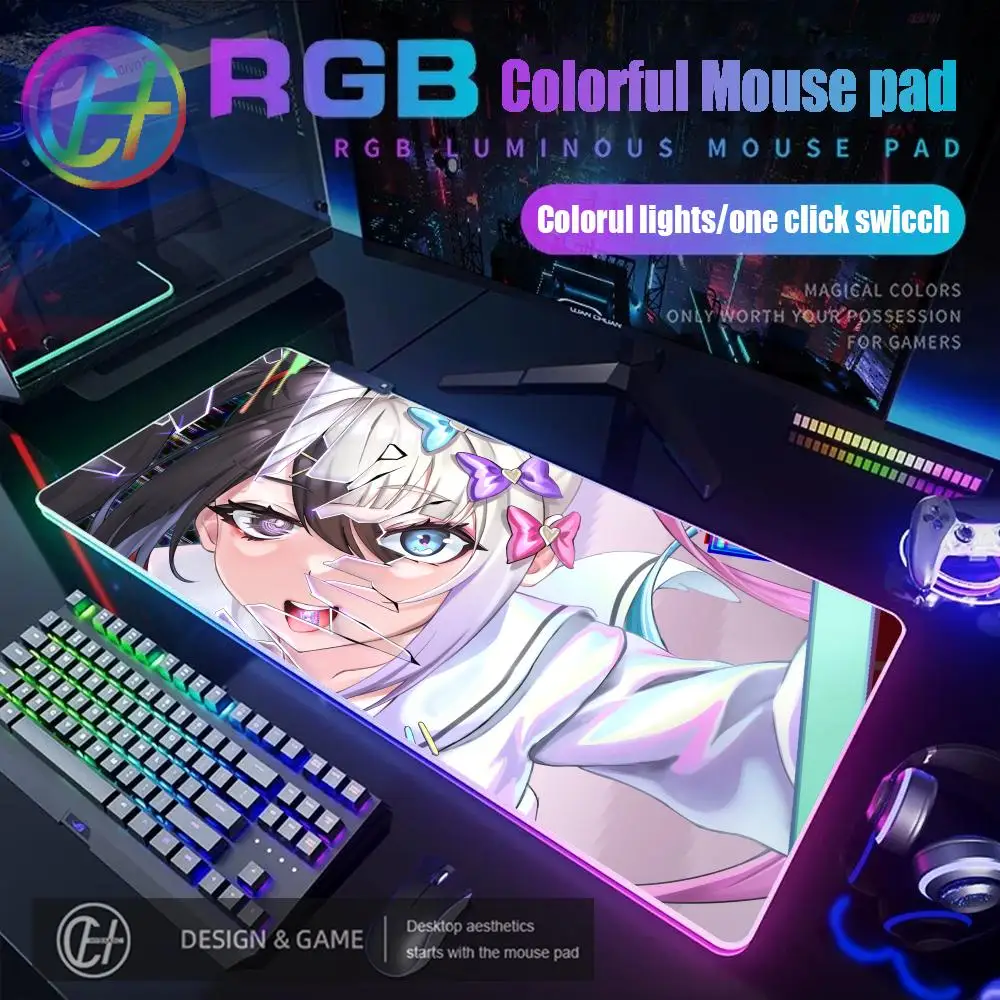 Needy Girl Overdose RGB Mouse Pad Gamer XXL Large Desk Mat Compute Big Deskpad Luminous Gaming Mouse Mats Pc
Needy Girl Overdose RGB Mouse Pad Gamer XXL Large Desk Mat Compute Big Deskpad Luminous Gaming Mouse Mats Pc