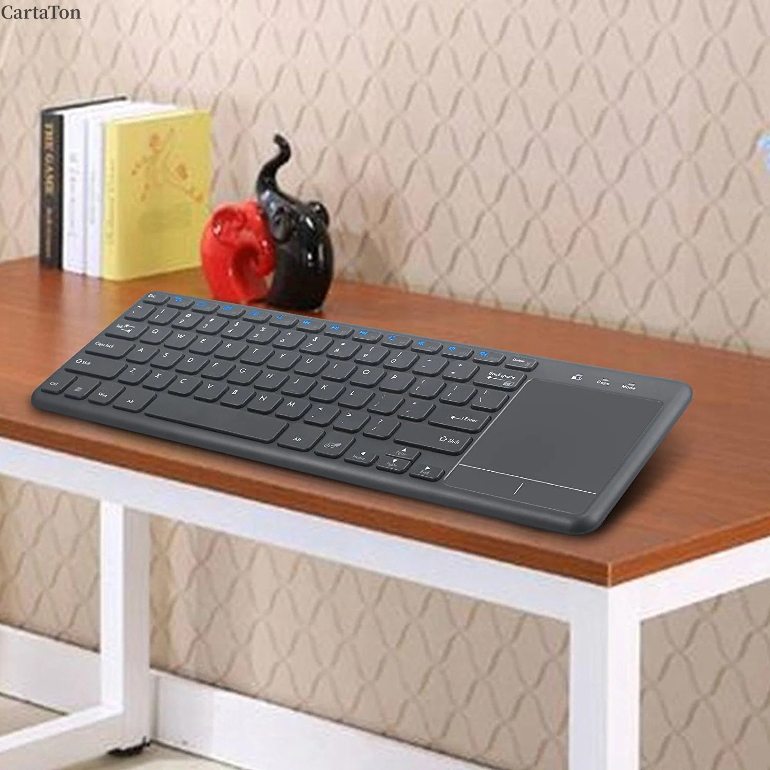 Teclado Inalambrico Ergonomic Portable 2.4G Wireless Touch Keyboard Easy Media Control Touchpad Keyboard for PC TV Windows
Teclado Inalambrico Ergonomic Portable 2.4G Wireless Touch Keyboard Easy Media Control Touchpad Keyboard for PC TV Windows