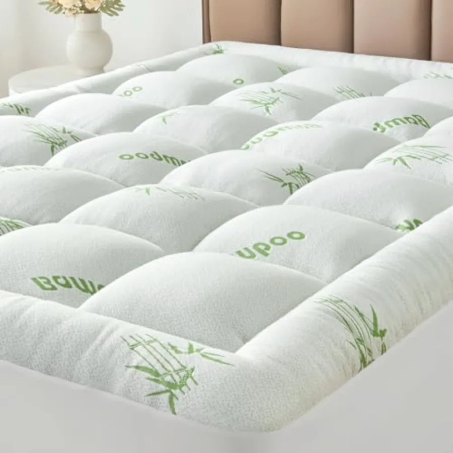 Size Mattress Topper Viscose Derived from Bamboo, Soft Thick Pillow Top Mattress Pad Cover for Back Pain, Cooling Mattress Prot
Size Mattress Topper Viscose Derived from Bamboo, Soft Thick Pillow Top Mattress Pad Cover for Back Pain, Cooling Mattress Prot